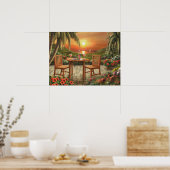 アラン・ギアナ「夕日のように美しい」ポスター ポスター (キッチン)