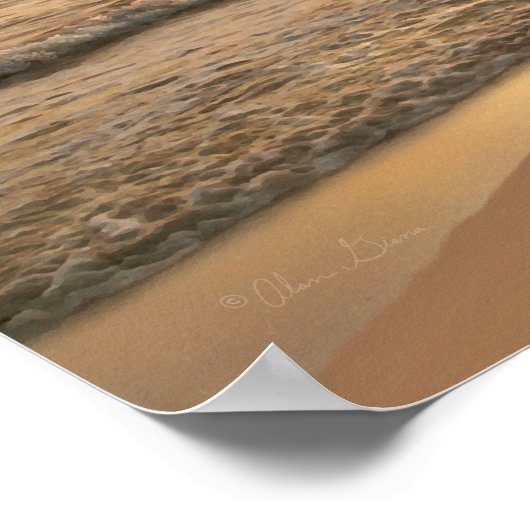 アラン・ギアナ「砂の中の足跡」ポスター ポスター (角)