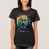 アラン・ワッツの名言 人生は解決すべき問題ではない Tシャツ (正面)
