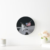 アランBシェパードJr. （アポロ14） ラウンド壁時計 (ホーム)