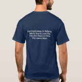 アラーおよび背信の精神病のティー Tシャツ (裏面)