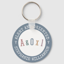 アラートとPerson A&OX1指向ナース カスタム キーホルダー