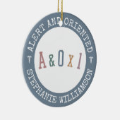 アラートとPerson A&OX1指向ナース カスタム セラミックオーナメント (右)