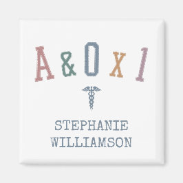 アラートとPerson A&OX1指向ナース カスタム マグネット