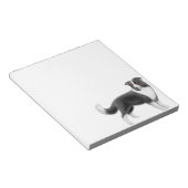 アラート縁どCollie Dogメモ帳 ノートパッド (アングル)