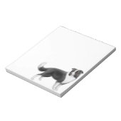 アラート縁どCollie Dogメモ帳 ノートパッド (回転)
