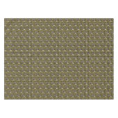 アラードアヒルが格子状に テーブルクロス (正面(横))