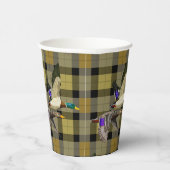 アラードアヒルが格子状に 紙コップ (右)