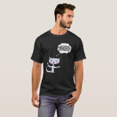 アラームが鳴った時のあの瞬間 ネコ Tシャツ (正面フル)