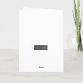 アラームをハッピーアワー誕生日カードに設定 カード (裏面)