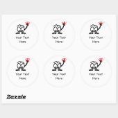 アラームを表示しな忘れい ラウンドシール (シート)