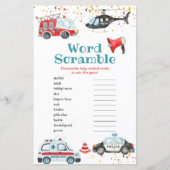 アラームを鳴らし、ギアWord Scrambleを取る (正面)