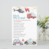 アラームを鳴らすギアをつかむゲストゲームを見つける (スタンド正面)