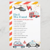 アラームを鳴らすギアをつかむゲストゲームを見つける (正面/裏面)