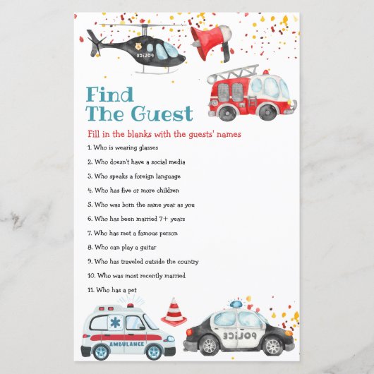 アラームを鳴らすギアをつかむゲストゲームを見つける (正面)