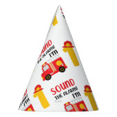 アラームを鳴らす私は1歳の誕生日 パーティーハット (左)