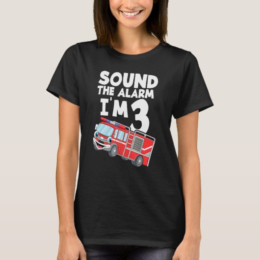 アラームを鳴らす私は3 Tシャツ (正面)