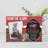 アラームを鳴らす- 00歳の誕生日パーティー 招待状 (スタンド正面)