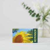 アラームアポイントメントカードひまわりサービスカード 予約カード (スタンド正面)