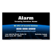 アラームセキュリティ技術 マグネット名刺 (正面)