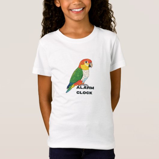 アラーム時計 ヒメウミバト - 大声のオウムデザイン Tシャツ (正面)