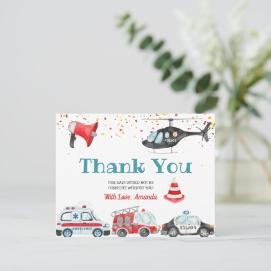 アラーム音あなたのギア誕生日ありがとう サンキューカード (スタンド正面)