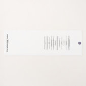 アラーム ヨガマット (裏面(横))