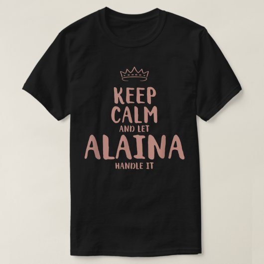 アラ保イナパーソナライズされたム名フレンズおもしろいB Tシャツ (デザイン正面)