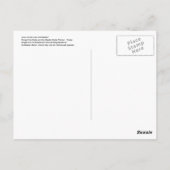 アラ忘れス州花-Me-Nots ポストカード (裏面)