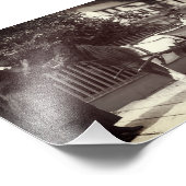 アラ絵を描ス・ジュノーのヴィンテージ・ポニー・カート フォトプリント            (角)