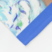 アラ​チャンエルラファエルサーフアートカスタムフリースブランケット フリースブランケット (角)