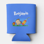 アリおもしろいンピクニックアニメイラストレーション 缶クーラー (裏面)