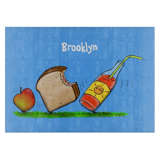 アリおもしろいー カッティングボード (正面)