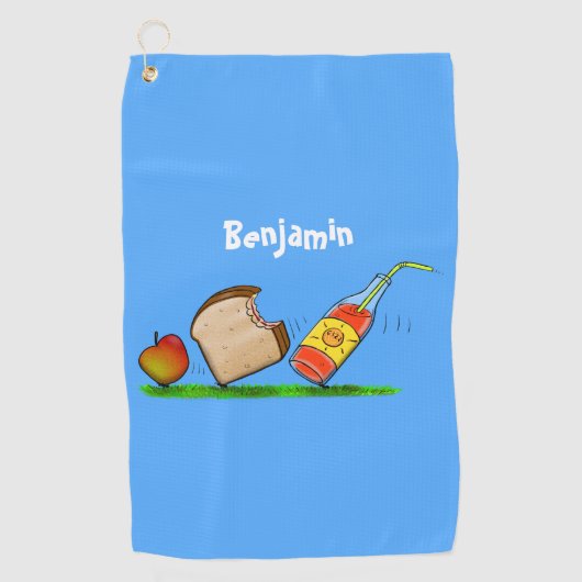 アリおもしろいー ゴルフタオル (正面)