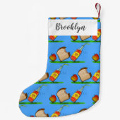 アリおもしろいー スモールクリスマスストッキング (裏面)