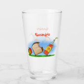アリおもしろいー タンブラーグラス (裏面)