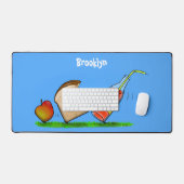 アリおもしろいー デスクマット (キーボード&マウス)