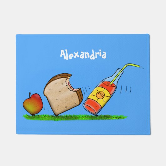 アリおもしろいー ドアマット (正面)