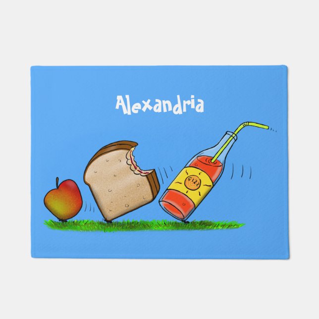 アリおもしろいー ドアマット (正面)