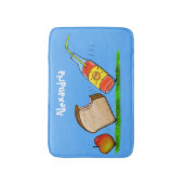 アリおもしろいー バスマット (正面縦)