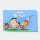 アリおもしろいー バッジ (裏面)