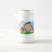 アリおもしろいー ビールジョッキ (正面左)