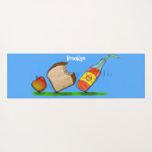 アリおもしろいー ヨガマット (裏面(横))