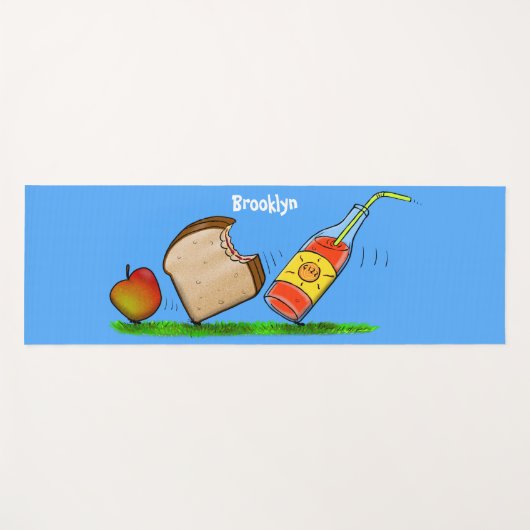 アリおもしろいー ヨガマット (正面(横))