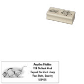 アリおもしろいー ラバースタンプ (押印)