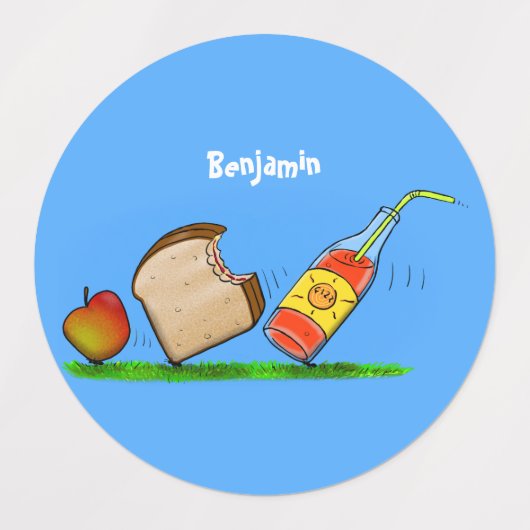 アリおもしろいー ラベル (デザイン2)