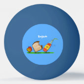 アリおもしろいー 卓球ボール (裏面)