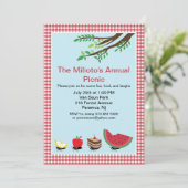 アリがピクニック招待状 招待状 (スタンド正面)