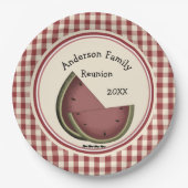 アリとスイカのピクニック ペーパープレート (正面)