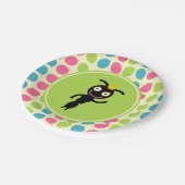 アリとバルーンの子供の誕生日パーティー ペーパープレート (アングル)